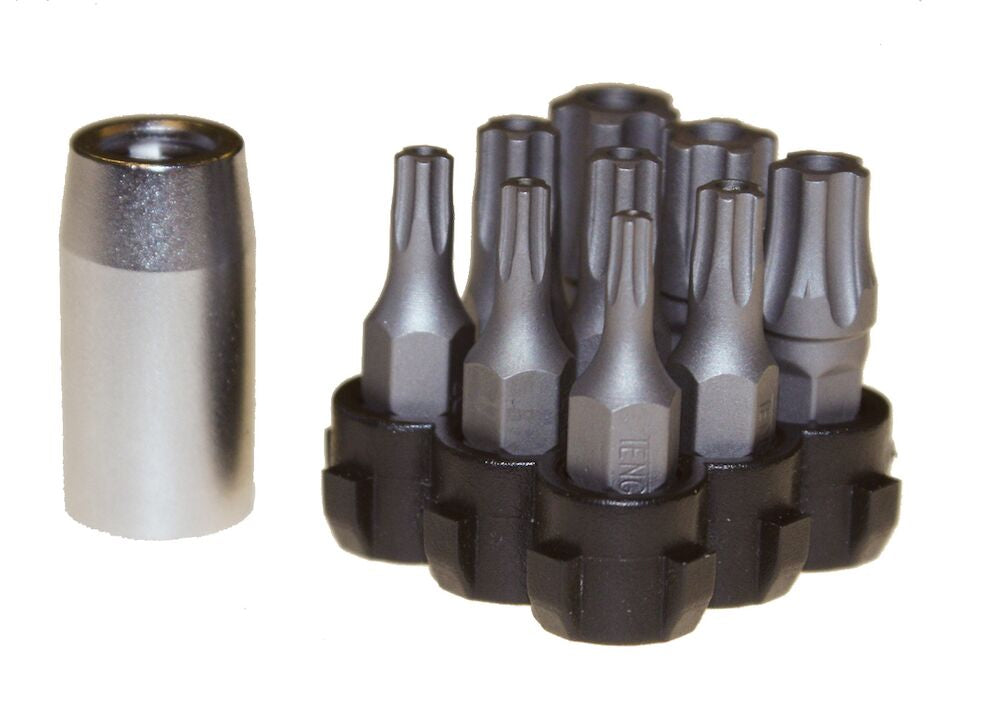 Buy Teng Tools 10PC 1/4" Drive Tpx Bits Set 5 Wing from Power Tool Services - Image 1 | Best Price