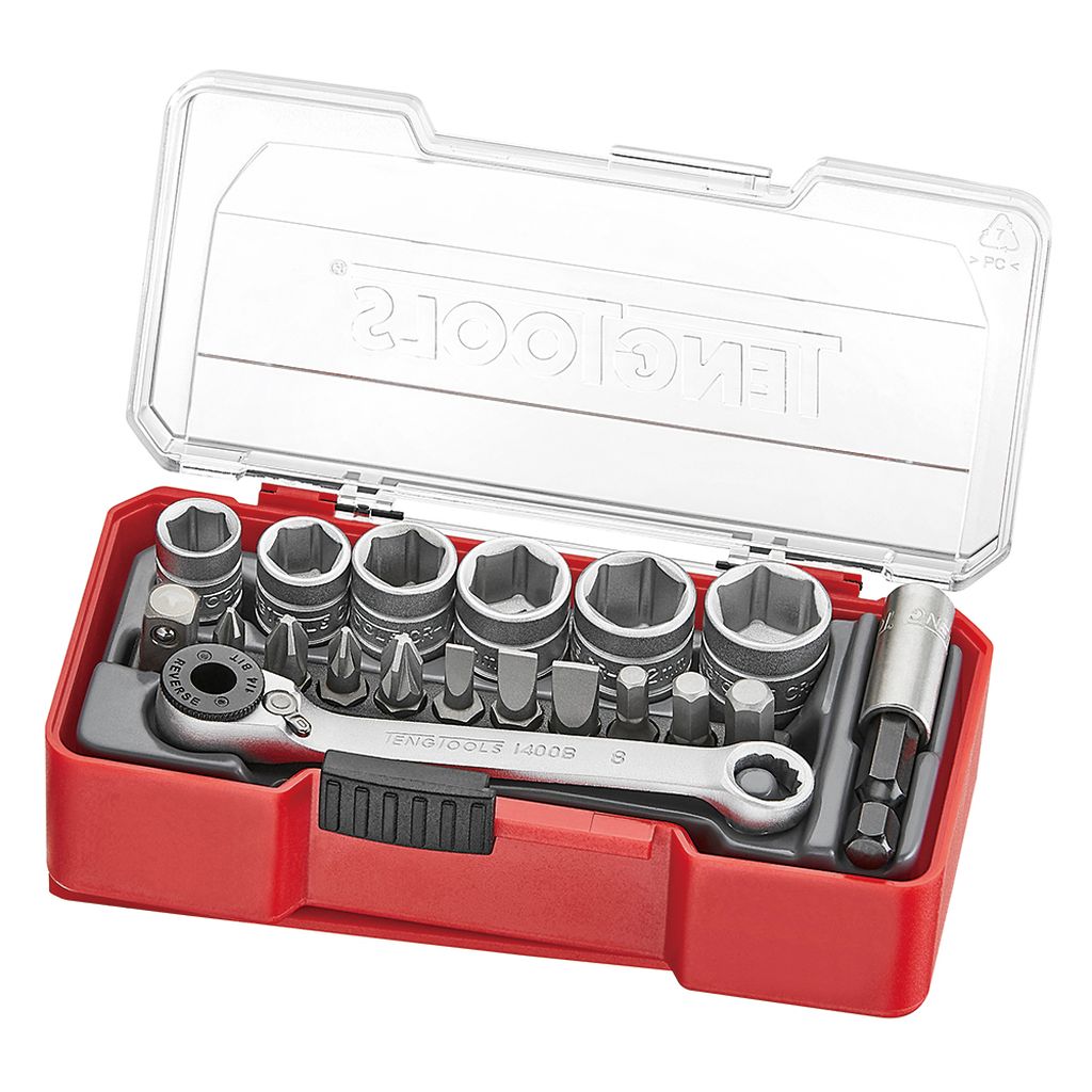 Buy Teng Tools 19PC Socket Set in TJ case from Power Tool Services - Image 1 | Best Price
