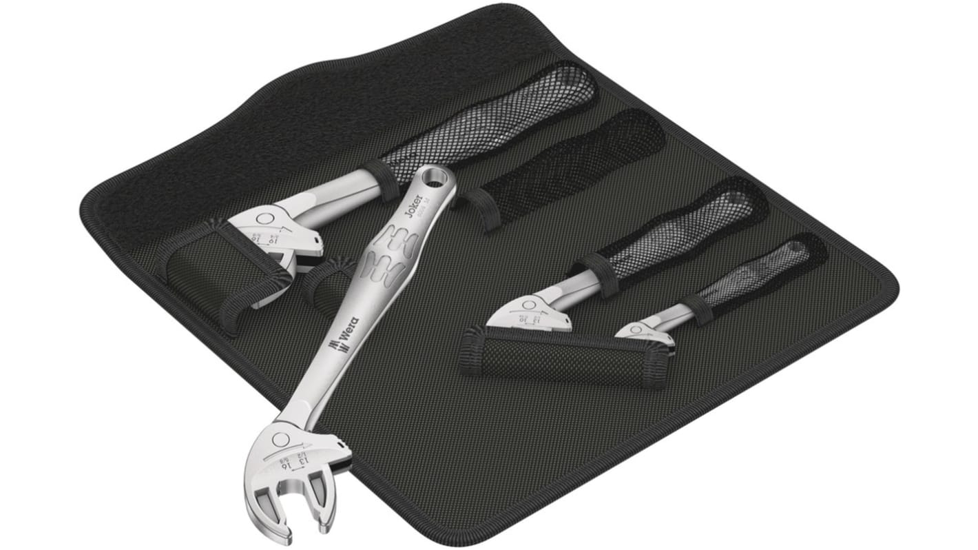 Buy Wera 6004 Joker 4 set 1 self-setting spanner set, 4 pieces from Power Tool Services - Image 2 | Best Price