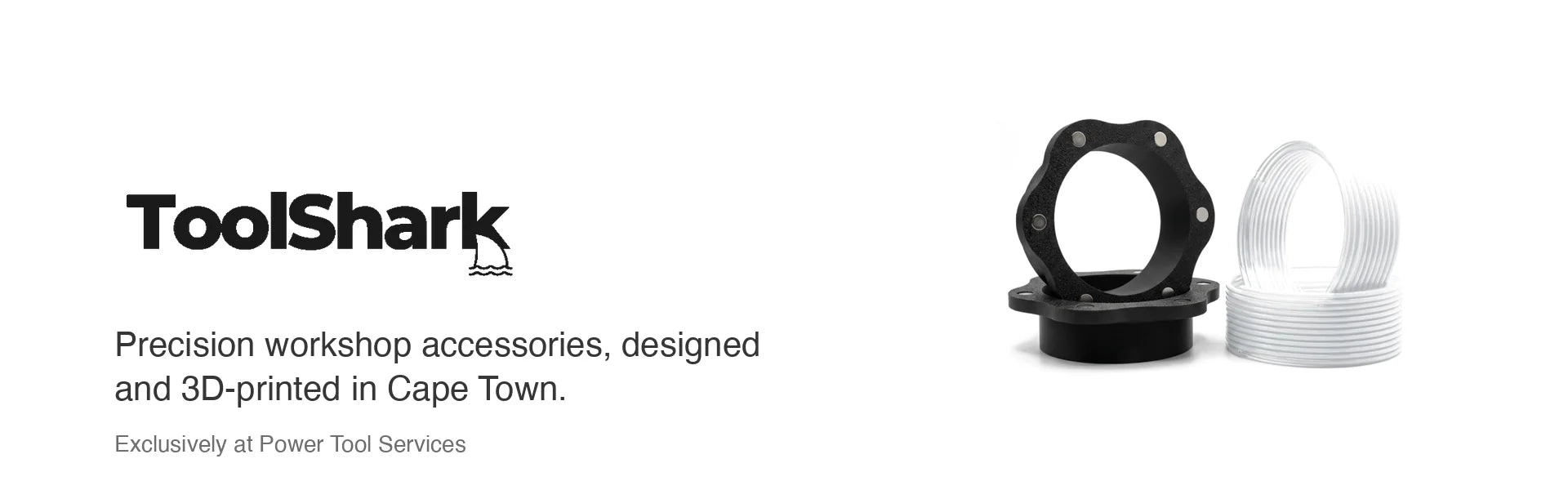ToolShark: precision workshop accessories, designed and 3D-printed in Cape Town, exclusively at Power Tool Services