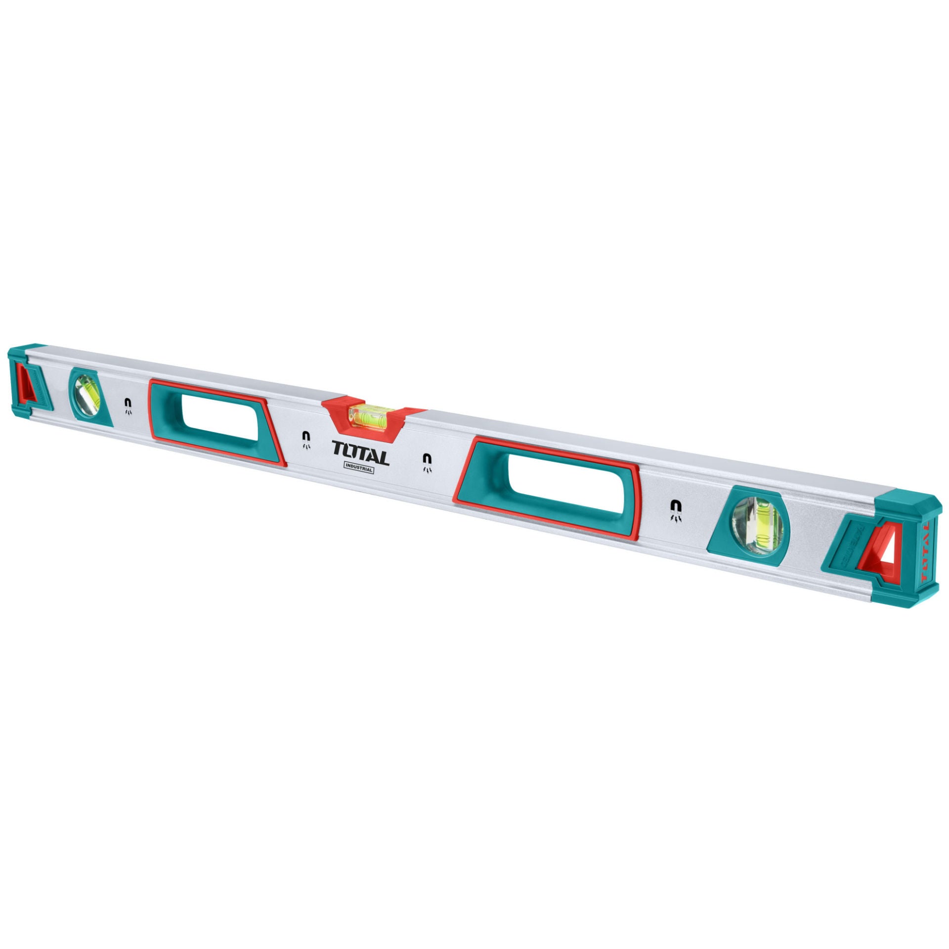 Total Tools 100cm Spirit Level with 4 Piece Powerful Magnets