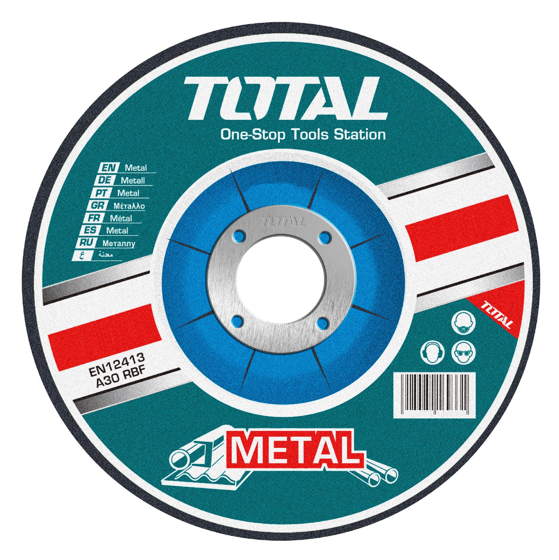 Total Tools 230mm x 6.0mm Grinding Disk for Metal