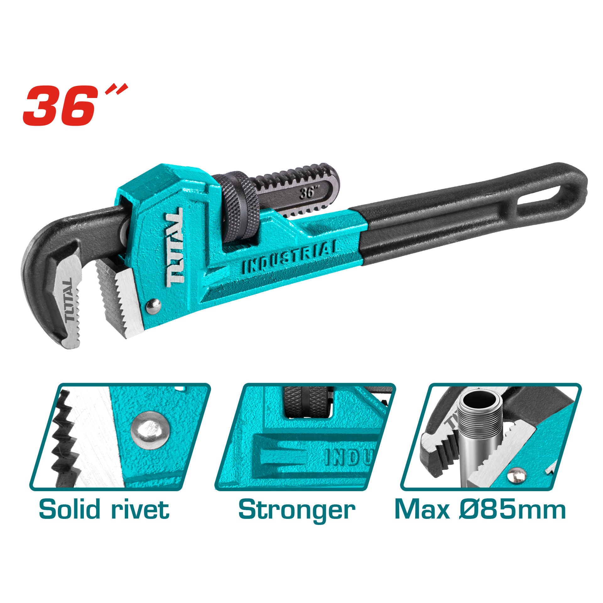 Total Tools Pipe Wrench