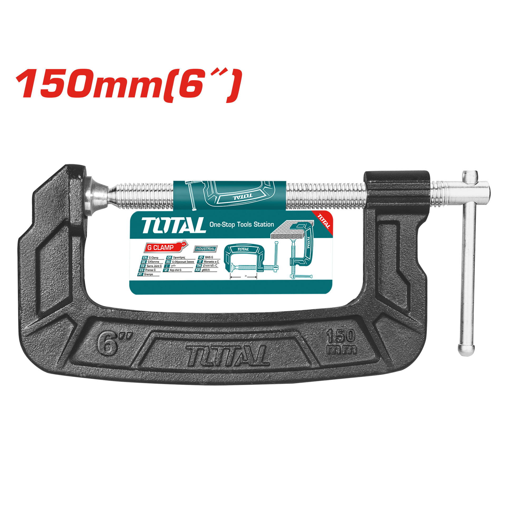 Total Tools 150mm/6" G-Clamp