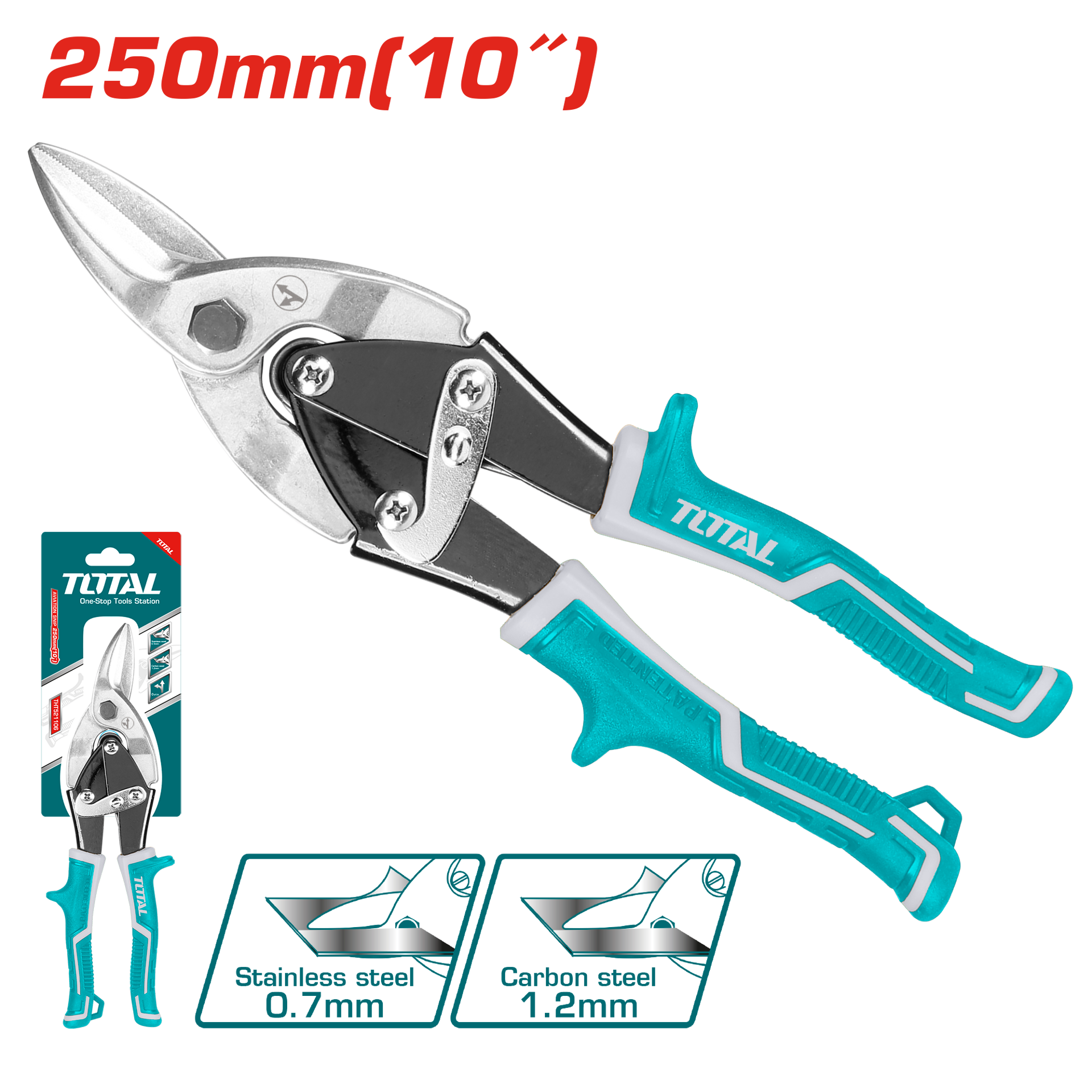 Total Tools 250mm/10" Aviation Plier - Left Cutting