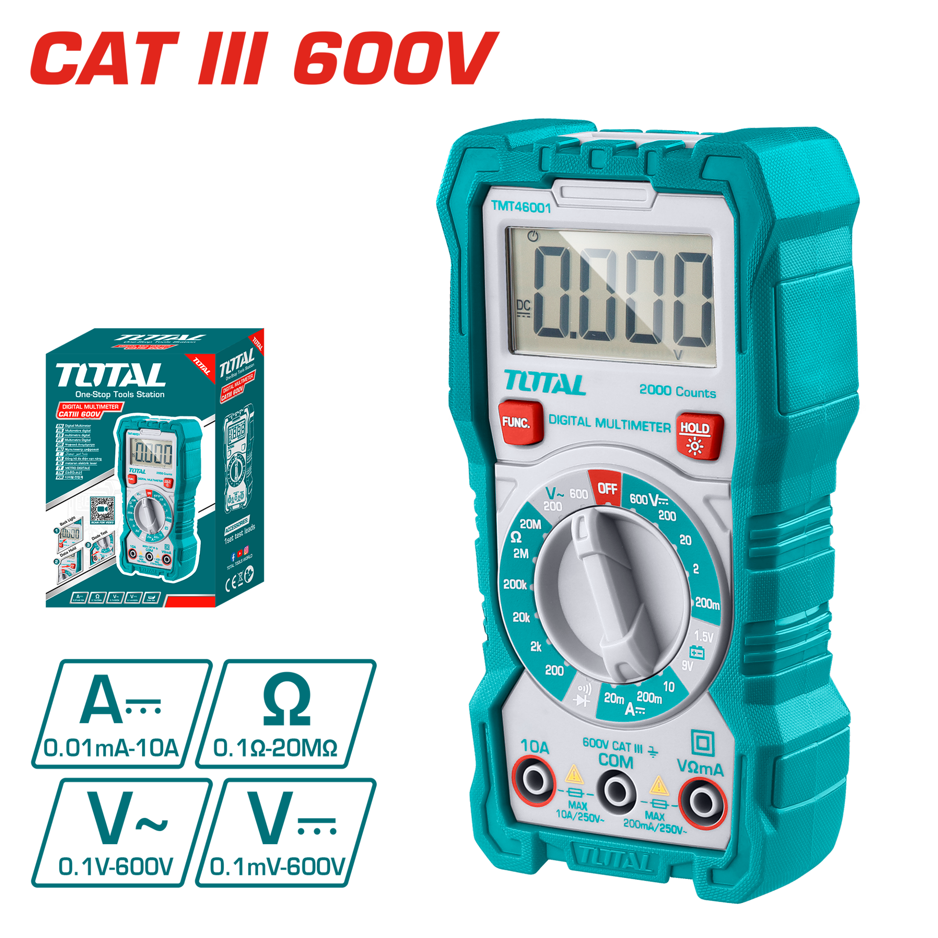 Total Tools Digital Multimeter