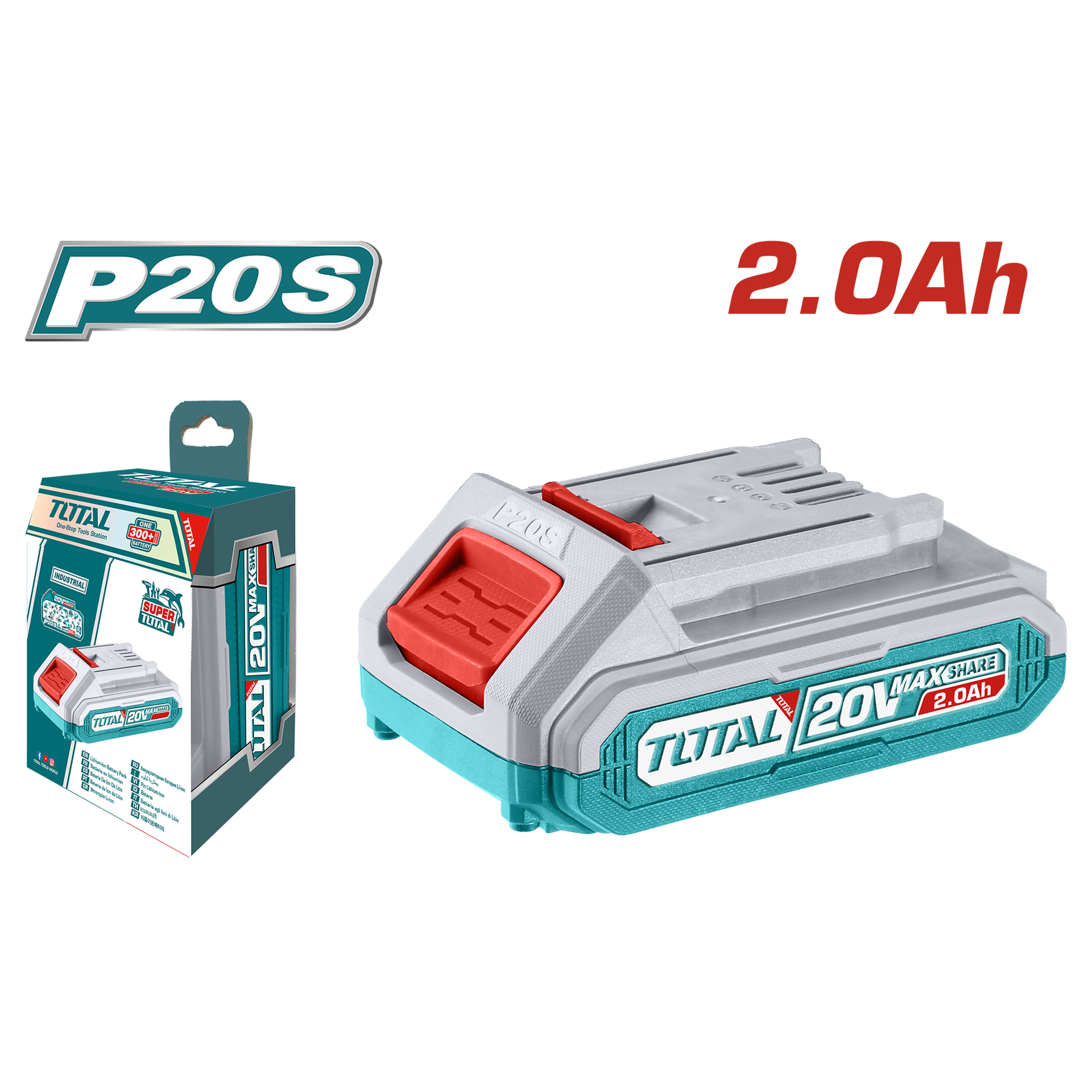 Total Tools 2.0Ah Lithium-Ion Battery Pack