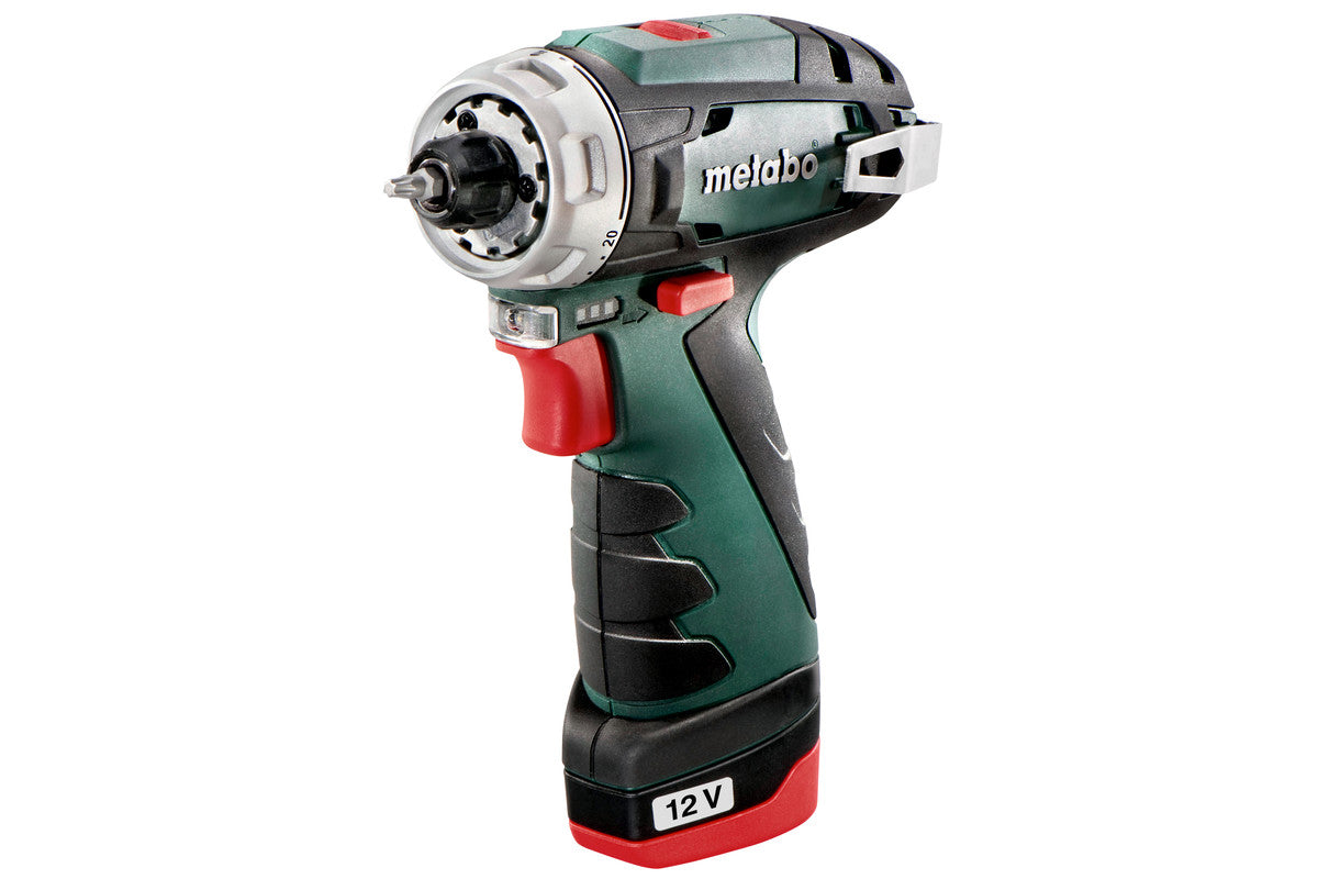 Metabo | 12v Cordless Drill Set PowerMaxx BS Basic | 600080710 6 - Power Tool Services