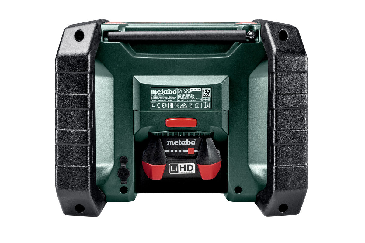 Buy Metabo | Cordless Worksite Radio R 12-18 BT | 600777850 from Power Tool Services - Image 4 | Best Price