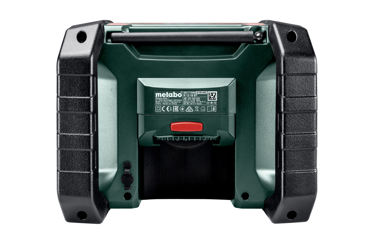 Buy Metabo | Cordless Worksite Radio R 12-18 BT | 600777850 from Power Tool Services - Image 5 | Best Price