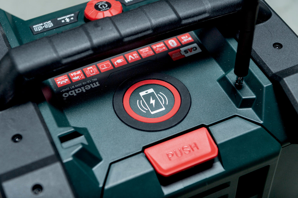 Metabo | Cordless Worksite Radio RC 12-18 32W BT DAB+ | 600779850 10 - Power Tool Services