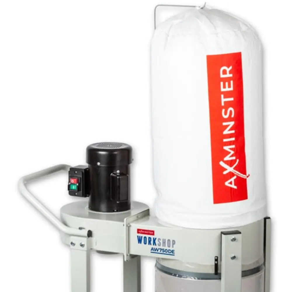 Axminster | Workshop AW750DE Dust Extractor | 1HP 230V 5 - Power Tool Services