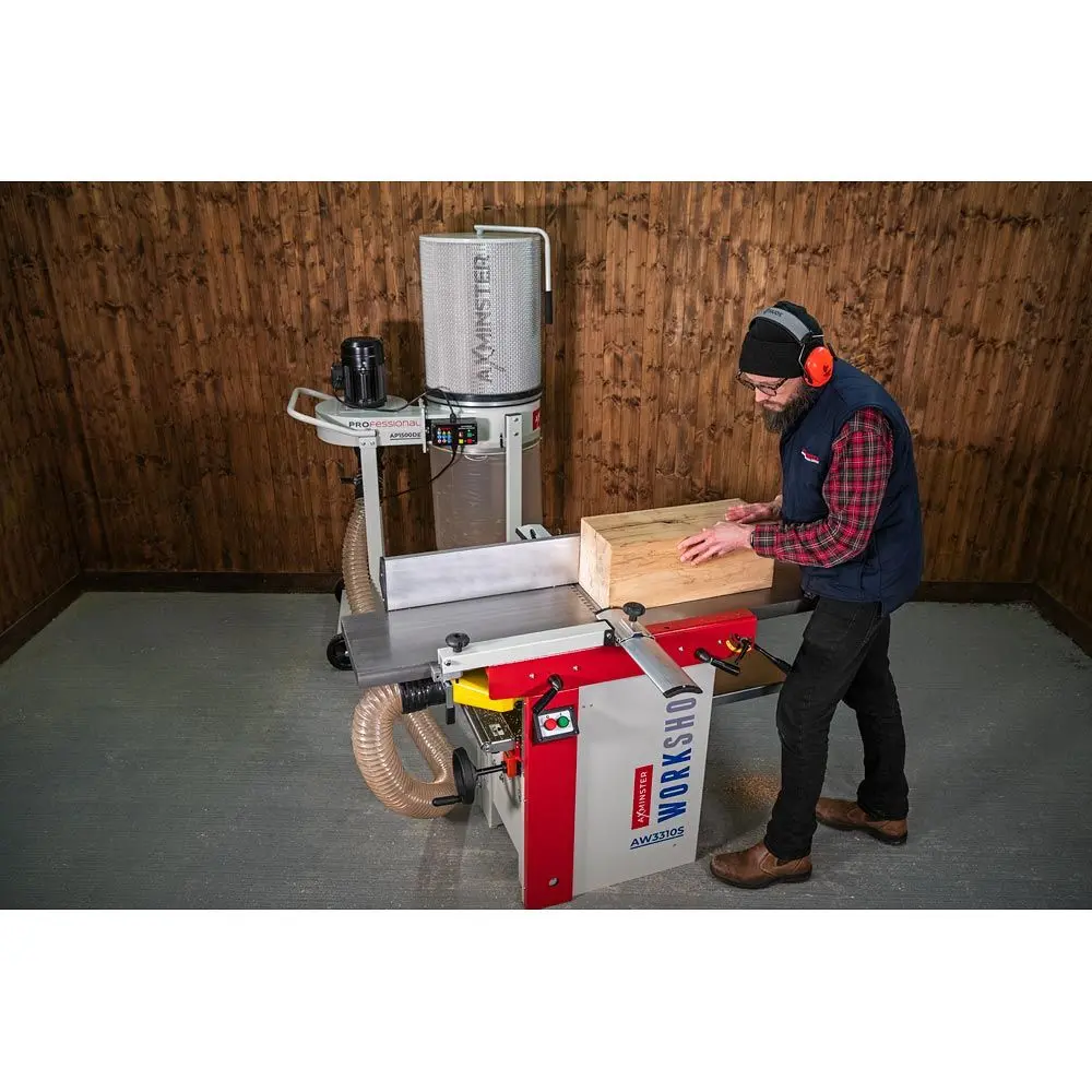 Axminster Workshop Spiral Planer Thicknesser 3kw | AW3310S