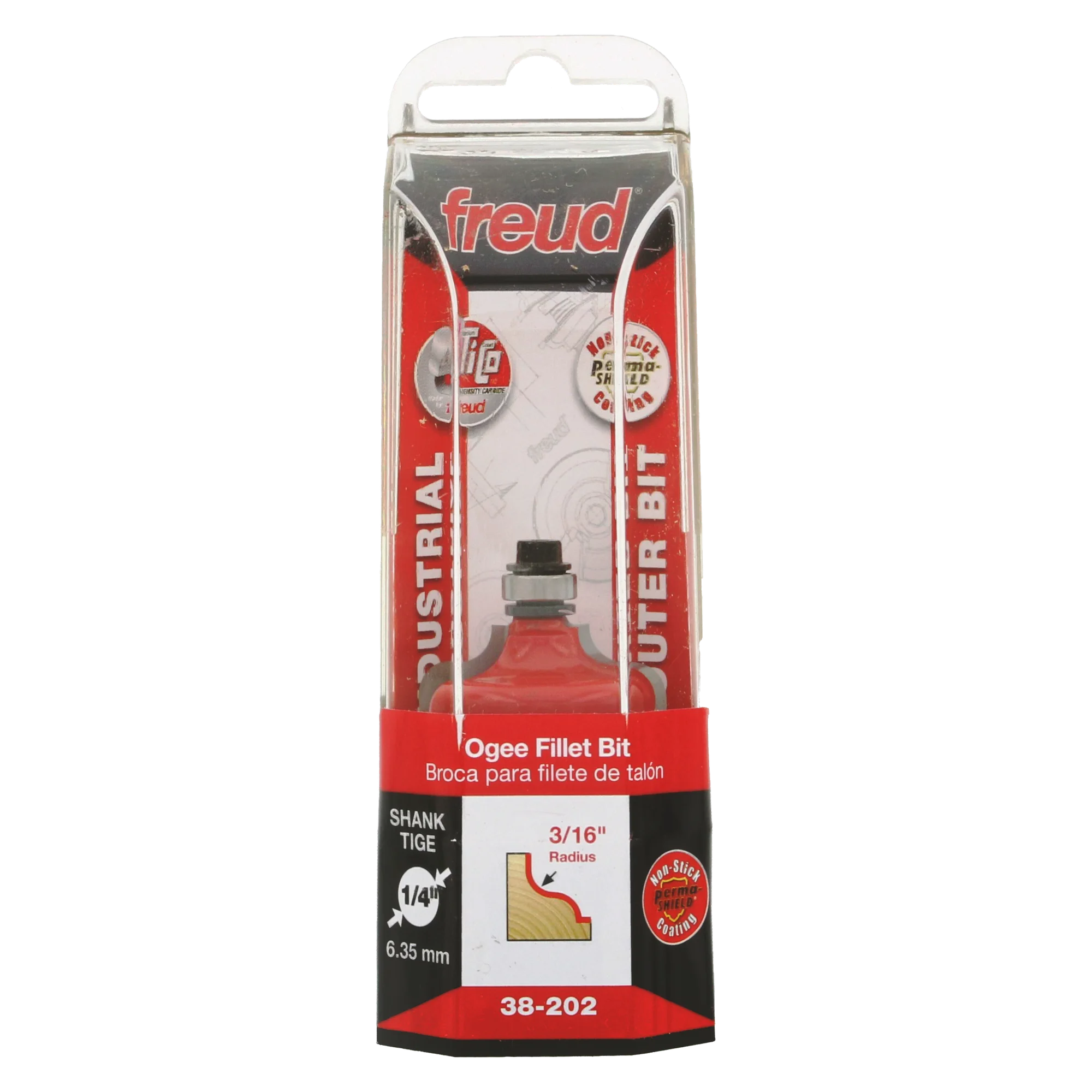 Fillet Bit Freud Ogee Fillet Bit 38-20225P Router Bit 31.8 12.7 Z2