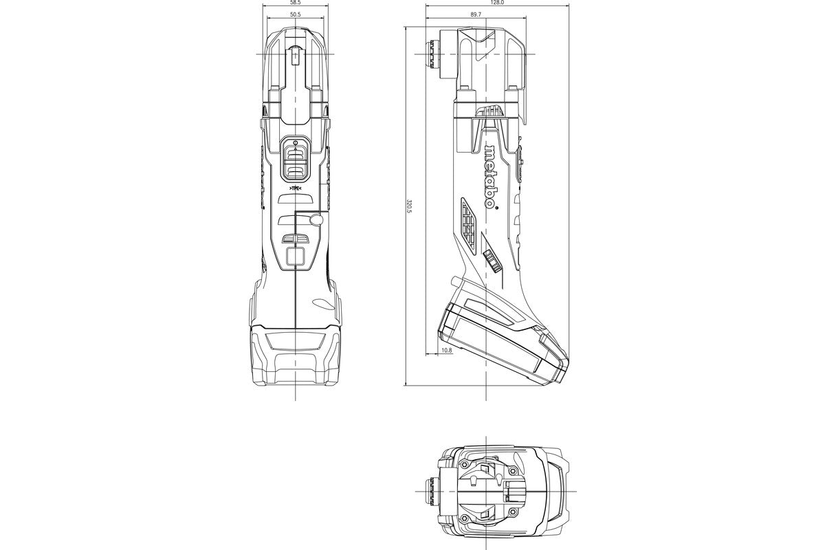 Buy Metabo | Cordless Multi-Tool MT 18 LTX COMPACT | 613021510 from Power Tool Services - Image 3 | Best Price