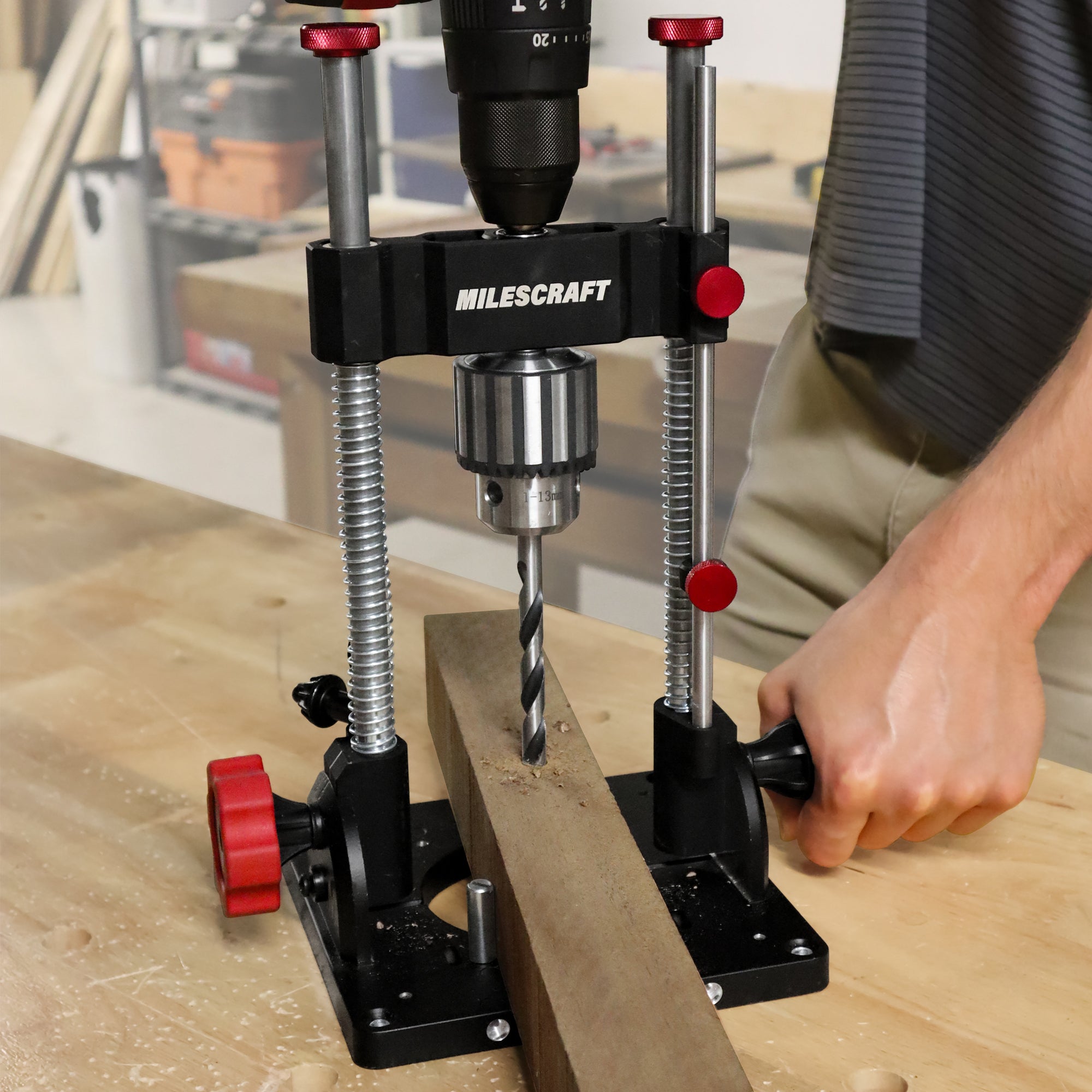 Milescraft DrillMatePRO Heavy-Duty Portable Drill Press