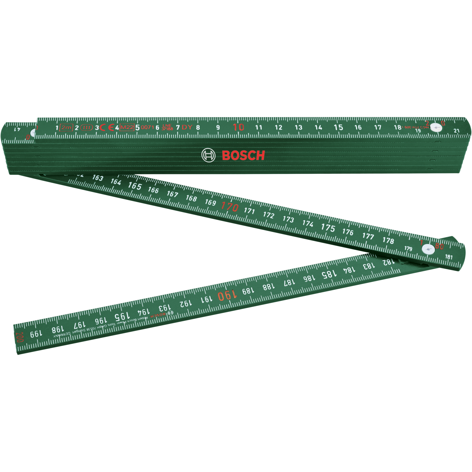 Bosch DIY Folding Ruler 2m 1600A02ET4