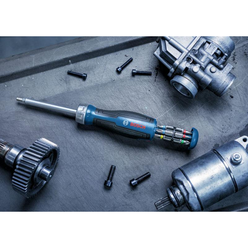 Bosch Bit Ratchet Screwdriver with Magazine, 12 pcs 1600A039PK