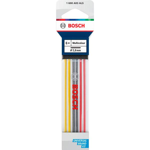 Pencil Lead Multicolor 2.8 mm Refills, 6 pcs - Image 1