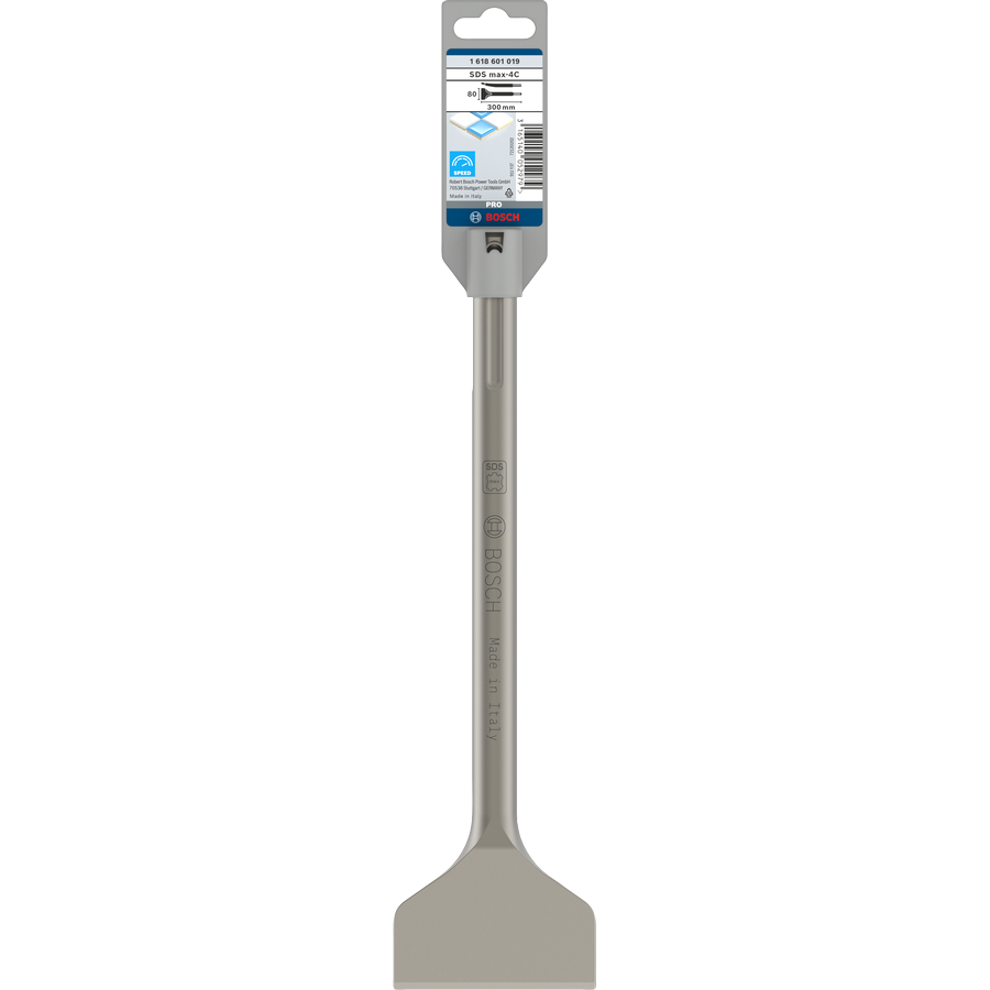 Bosch PRO SDS max-4C Tile Chisel, 80 x 300 mm 1618601019 1 - Power Tool Services