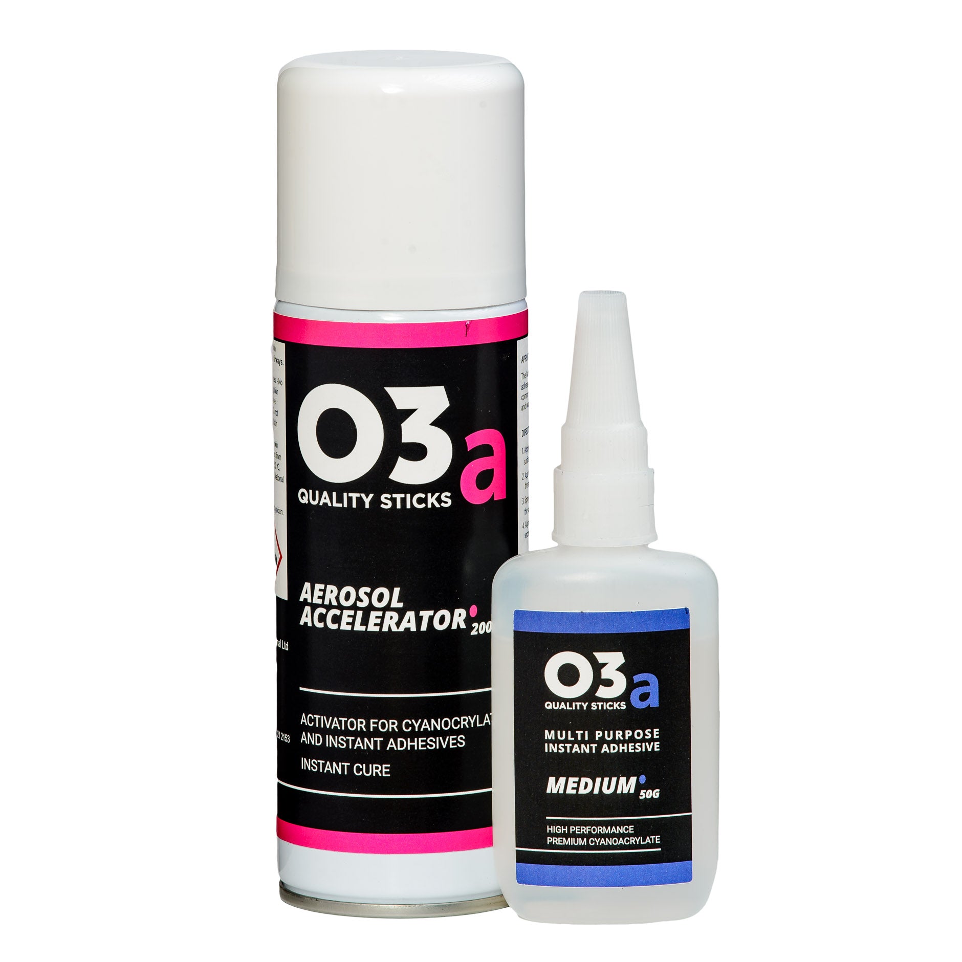 O3a Medium 50ml with O3a Aerosol Activator 200ml Bundle