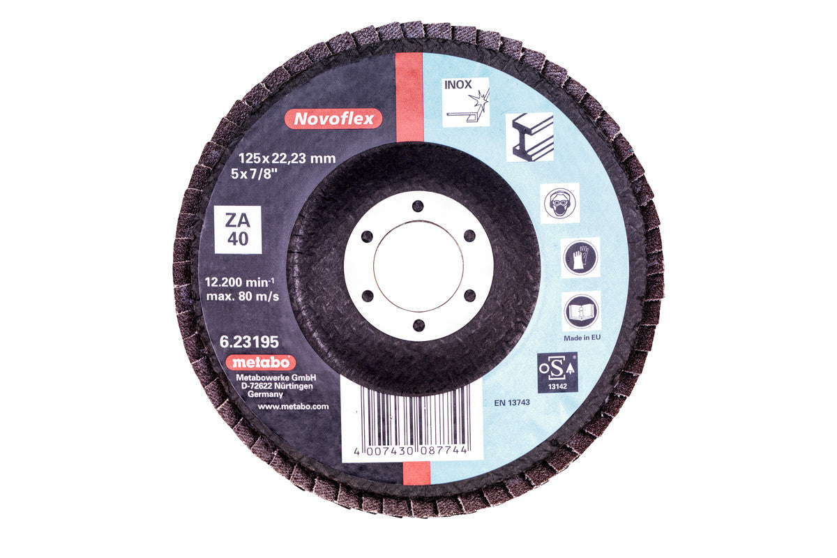 Buy Metabo | Flap Disc 115 Mm P 40, N-Zk (623175000) from Power Tool Services - Image 2 | Best Price