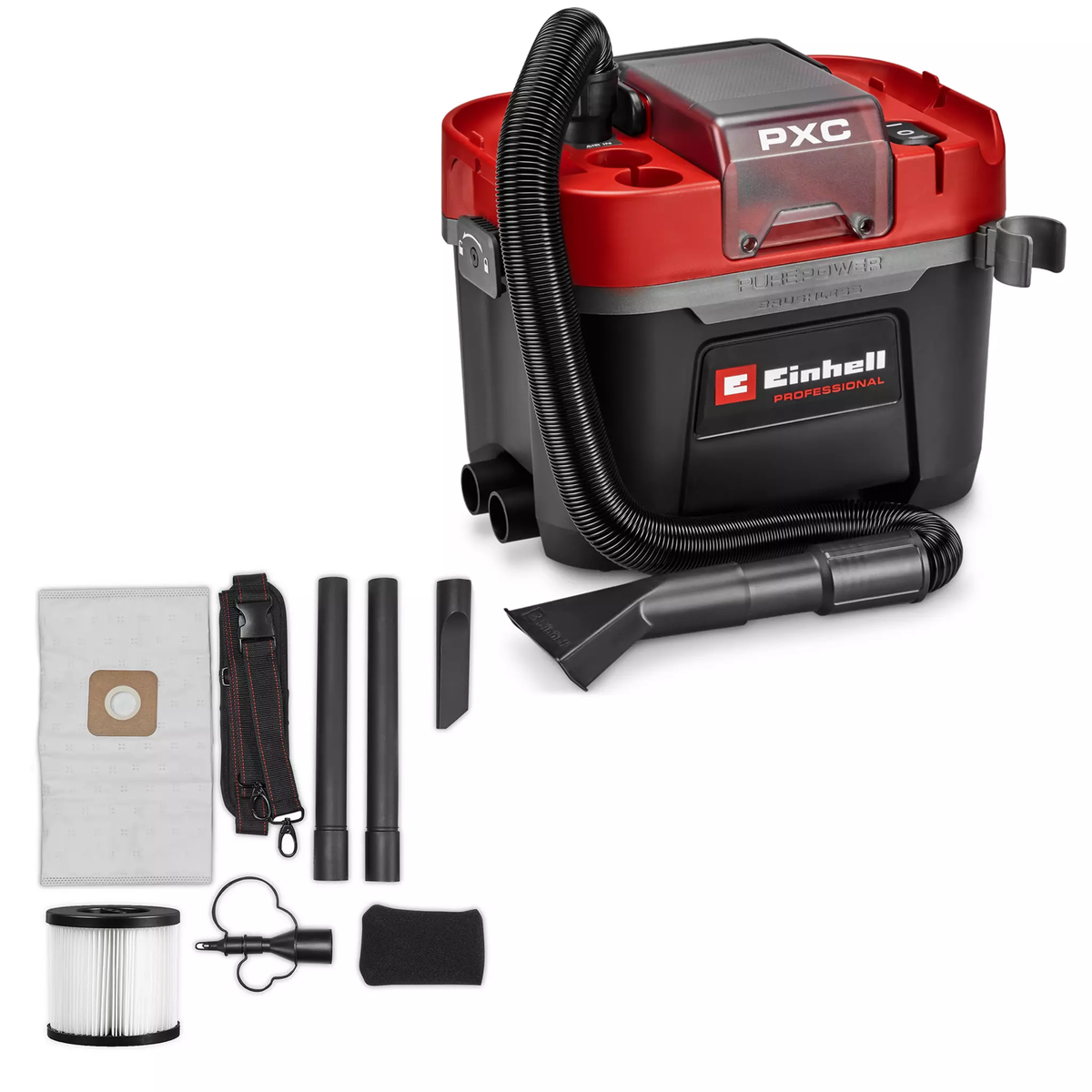 Einhell Cordl. Wet/Dry Vacuum Cleaner TP-VC 18/10 Li BL L-Solo