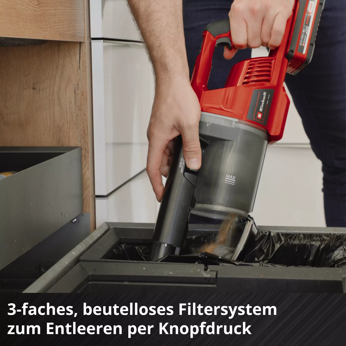 Einhell Cordless Stick Vacuum Cleaner TE-SV 18 Li (1x4.0Ah)