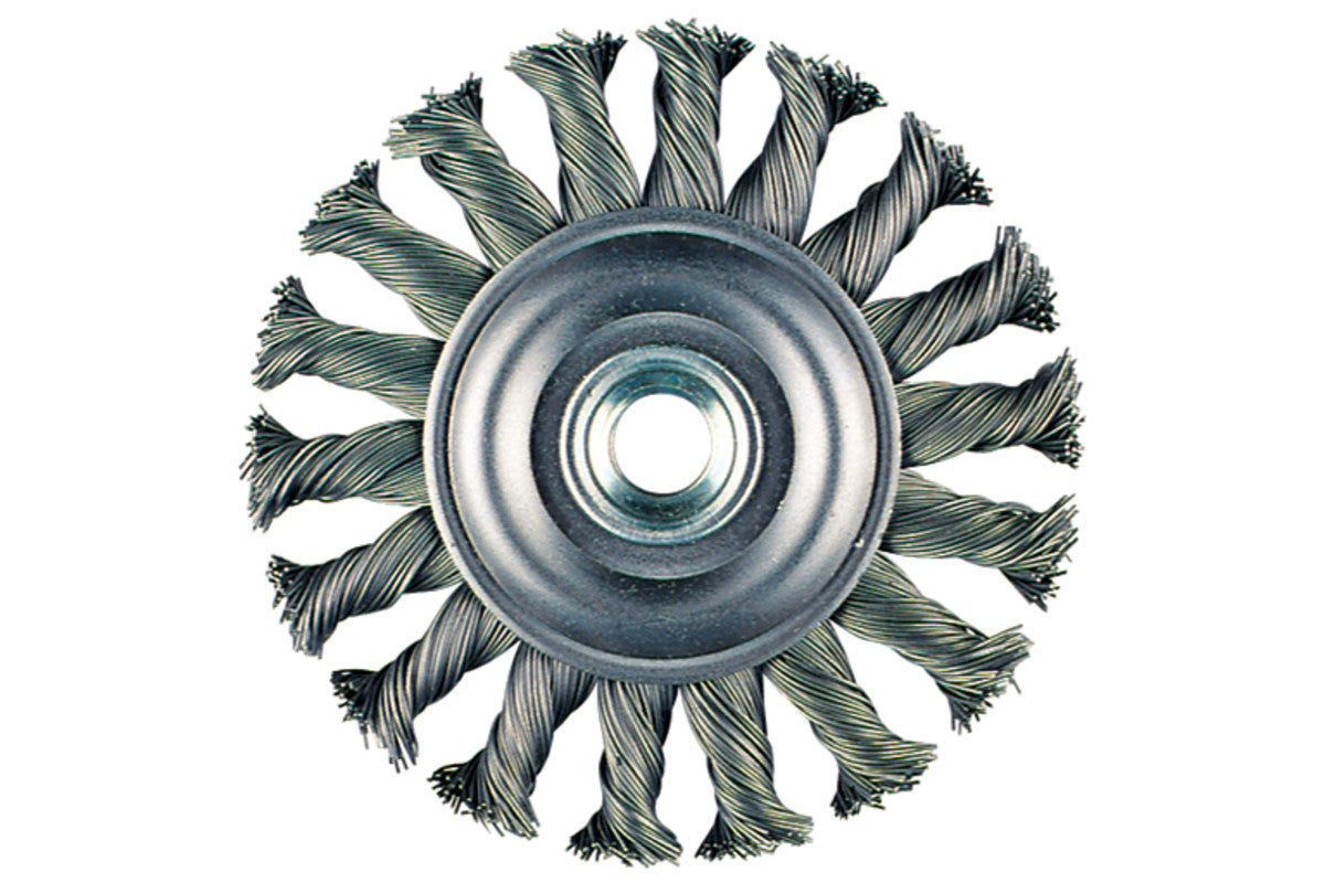 Buy Metabo | Wheel Brush 115X0.5X10 Mm/ M 14 Steel-Wire, Twisted (626770000) from Power Tool Services - Image 2 | Best Price