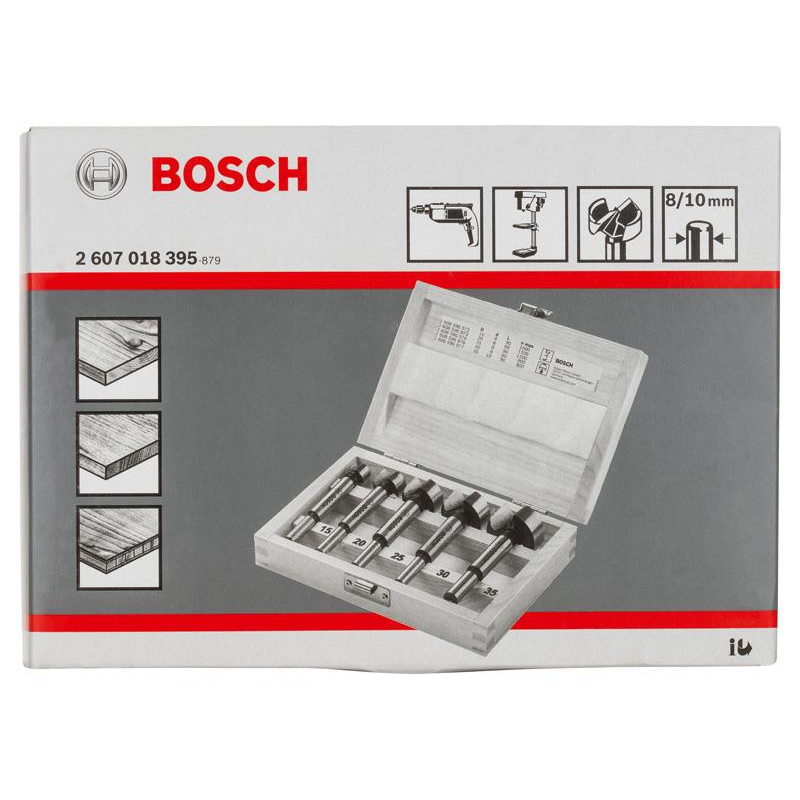 Bosch 5-piece HSS Forstner drill bit set 2607018395 - Image 2