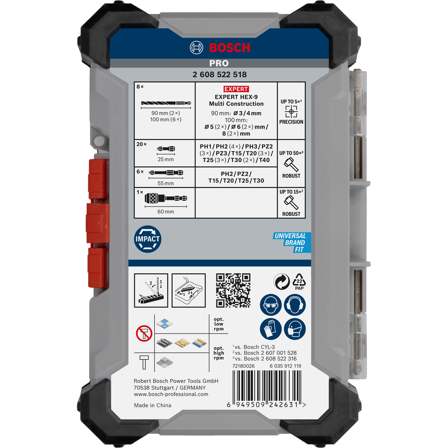 Bosch PRO Impact Bit Set, 35 pcs 2608521U82