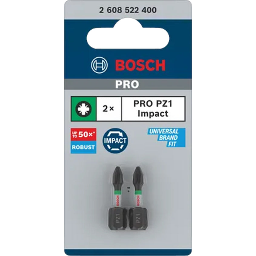 Bosch PRO Impact Control Bit x 25 ( 2 Pack ) ( Select Size ) 3 - Power Tool Services