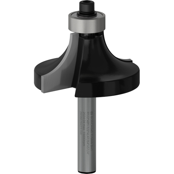 Bosch PRO Router Bit Rounding Over, R 1/2″, Shank 1/4″ 2608628423 2 - Power Tool Services