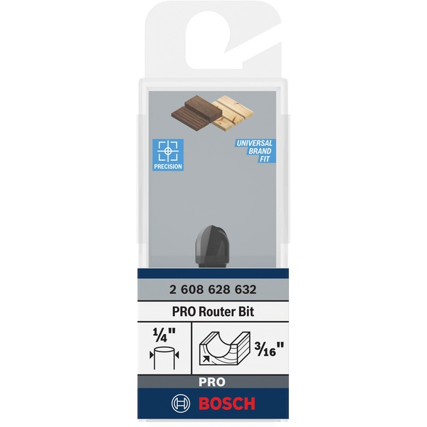 Bosch PRO Router Bit Core Box, R 3/16″, Shank 1/4″2608628632 1 - Power Tool Services
