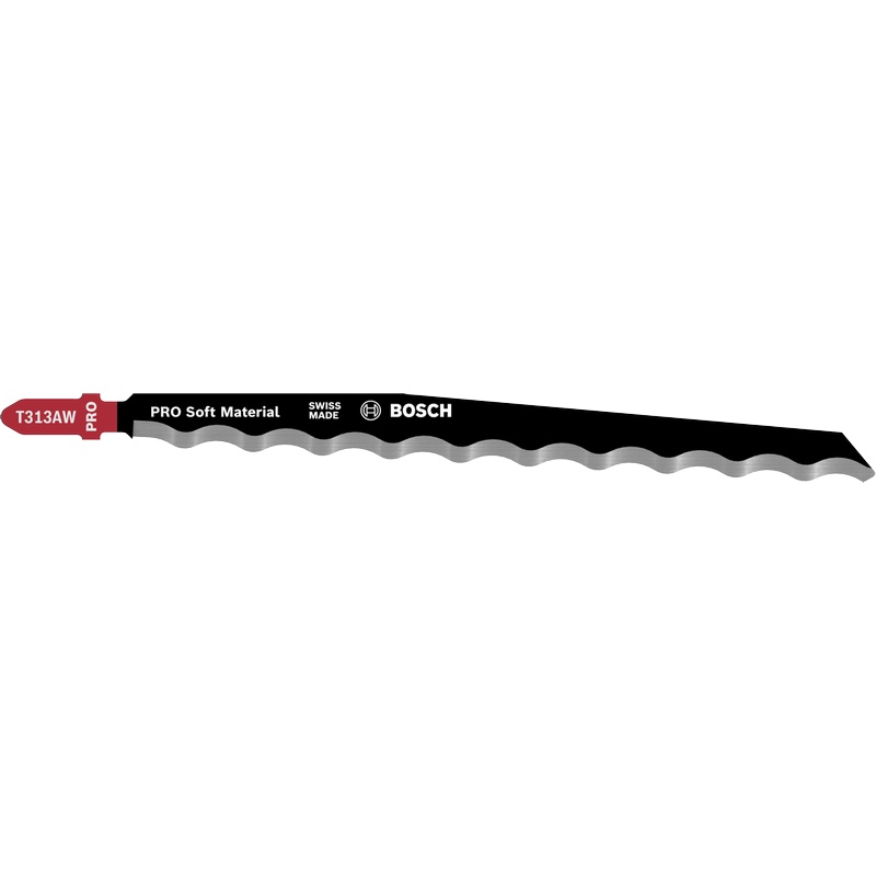 Bosch Jigsaw Blades T 313 AW Special for Soft Material 3 Pack
