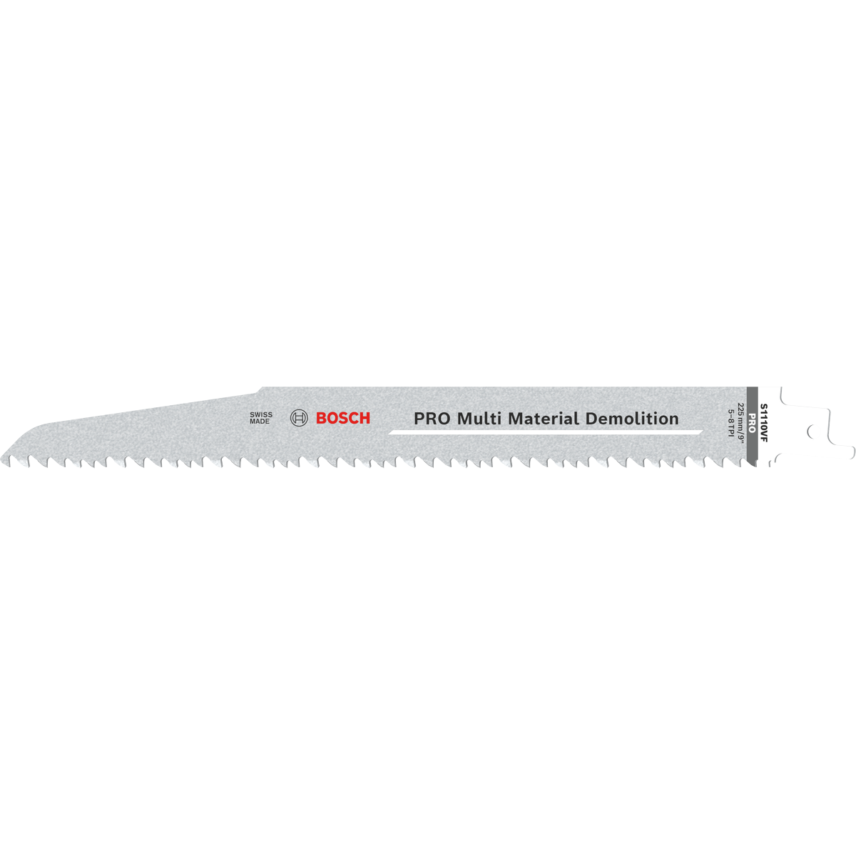 Bosch PRO Multi Material Demolition S1110VF Blade, 1.6 x 22 x 225 mm, 5 pcs 2608657610 2 - Power Tool Services