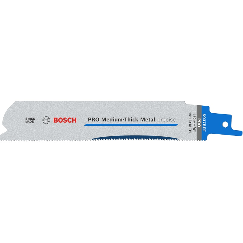 Bosch PRO Medium-Thick Metal precise S937BEF Blade, 1.1 x 25 x 150 mm, 5 pcs 2608658991 2 - Power Tool Services