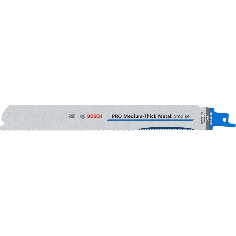 Bosch PRO Medium-Thick Metal precise S1137BEF Blade, 1.1 x 25 x 225 mm, 5 pcs 2608658994 2 - Power Tool Services