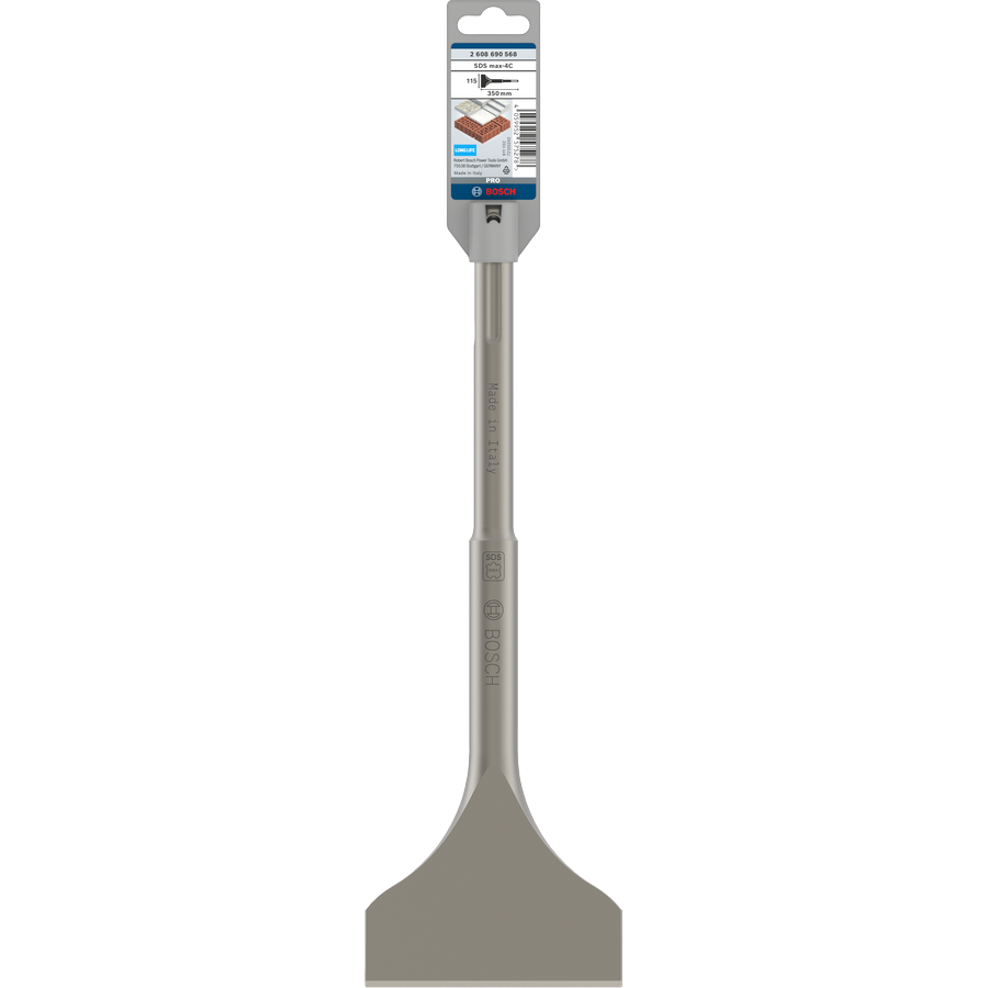 Bosch PRO SDS max-4C Spade Chisel, 115 x 350 mm 2608690568 1 - Power Tool Services