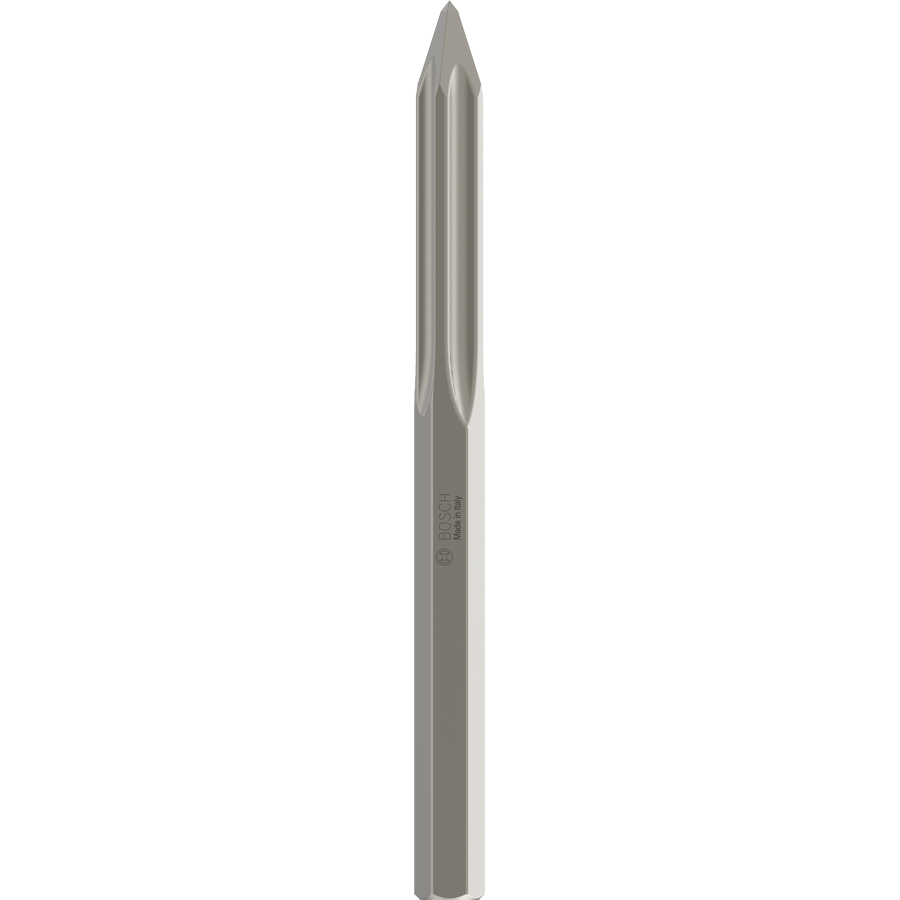 Bosch PRO HEX-5C Pointed Chisel 28 mm, 28 x 400 mm 2608690573 2 - Power Tool Services