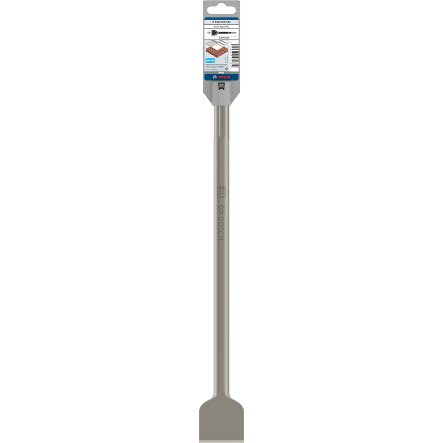 Bosch PRO SDS max-4C Spade Chisel, 50 x 400 mm 2608690574 1 - Power Tool Services