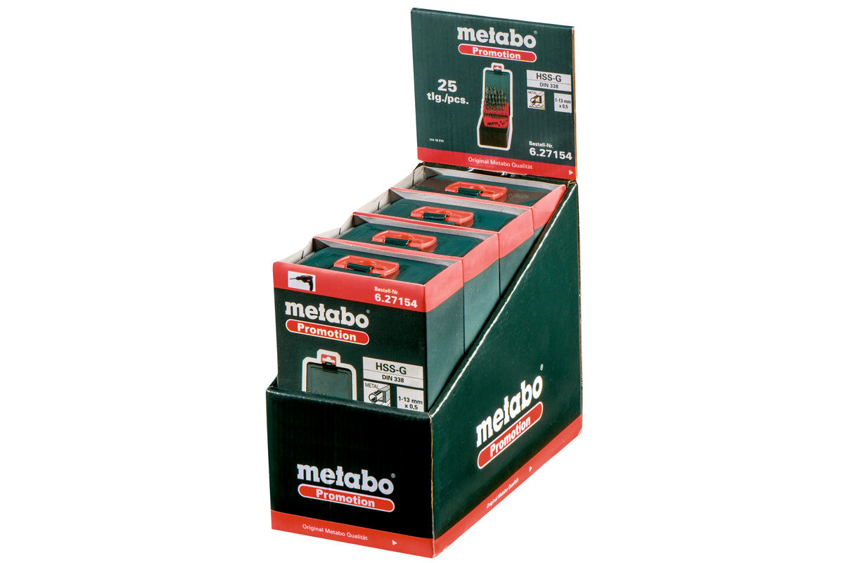 Buy Metabo | Hss-G Drill Bit Storage Case Sp, 25 Pieces (627154000) from Power Tool Services - Image 2 | Best Price