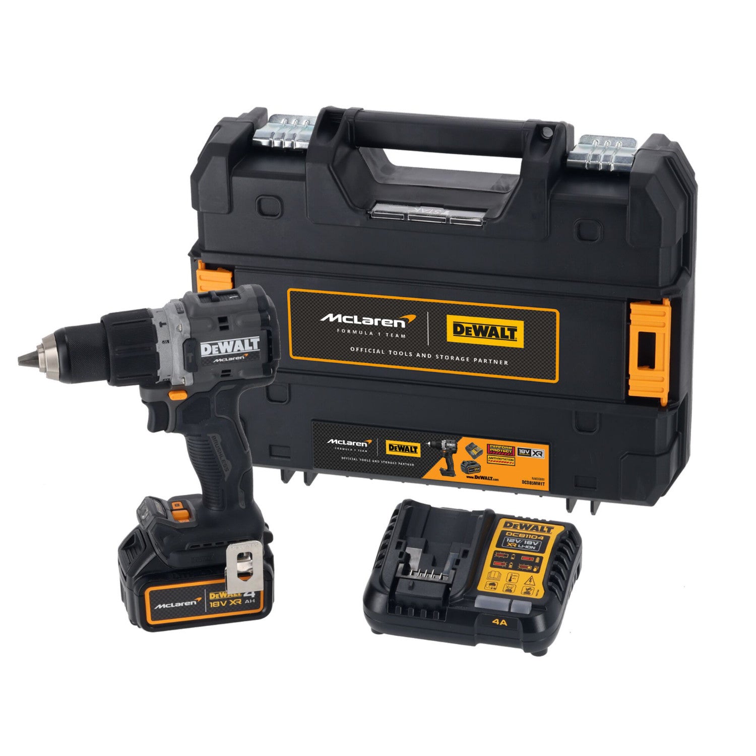 Dewalt McLaren 18V XR  Hammer Drill Driver Kit DCD85MM1T-QW
