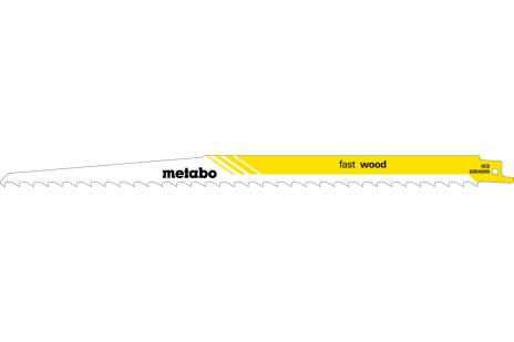 Buy Metabo | 5 Sabre Saw Blades "Fast Wood" 300 X 1.25 Mm (628242000) from Power Tool Services - Image 1 | Best Price