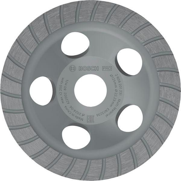 Bosch PRO Multi Material Grinding Head, 5 x 125 x 22.23 mm 2608201231 2 - Power Tool Services