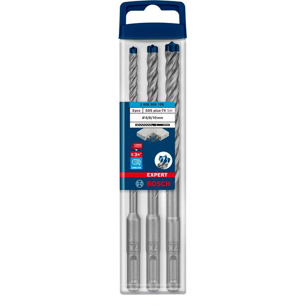 EXPERT SDS plus-7X Hammer Drill Bit Set 6/8/10 mm 3-pc 1 - Power Tool Services
