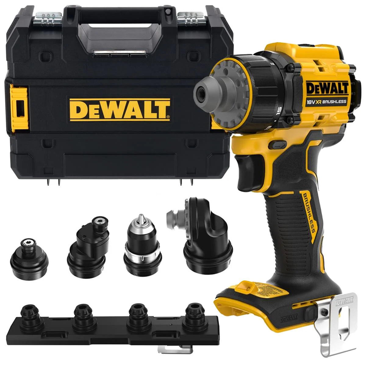DEWALT 18V Max Multi Head Drill | DCD803NT 1 - Power Tool Services