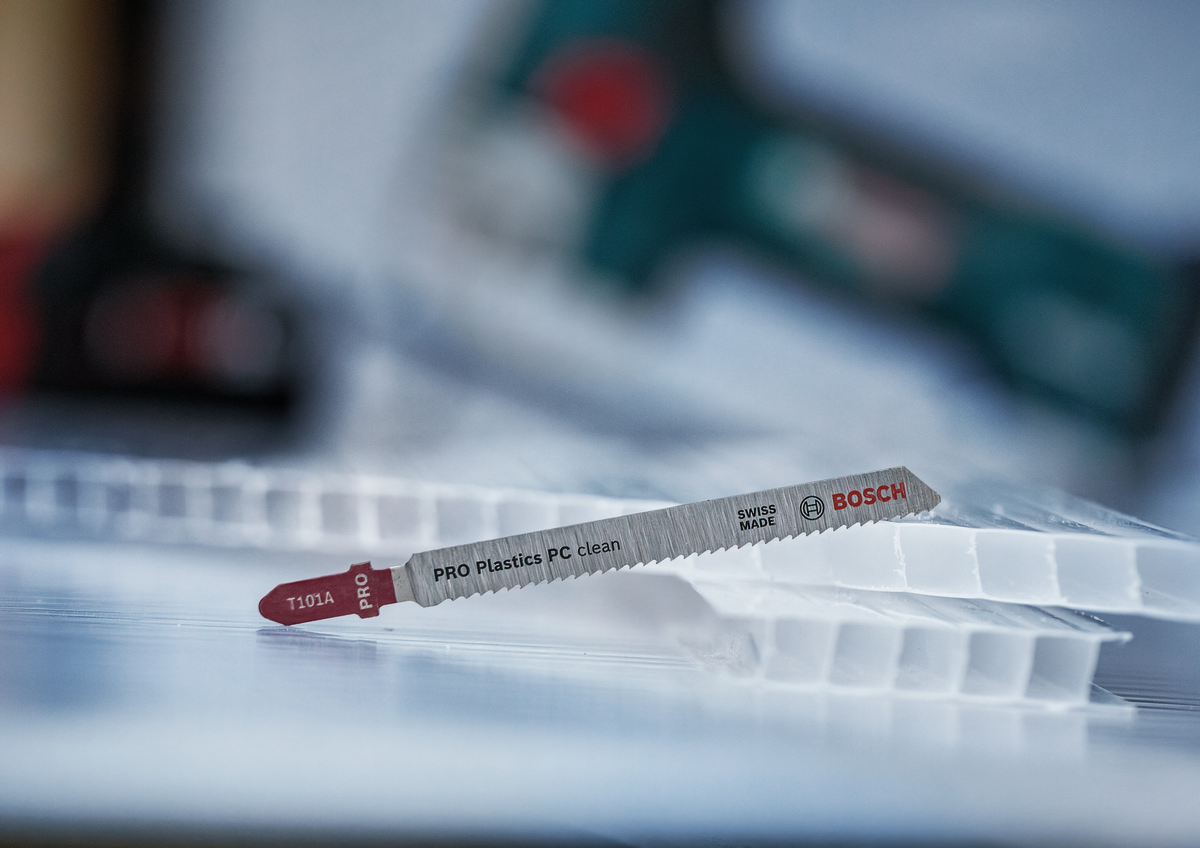 Bosch PRO Plastics PC clean T101A Jigsaw Blade, 100 mm, 5 pcs 2608631010 4 - Power Tool Services