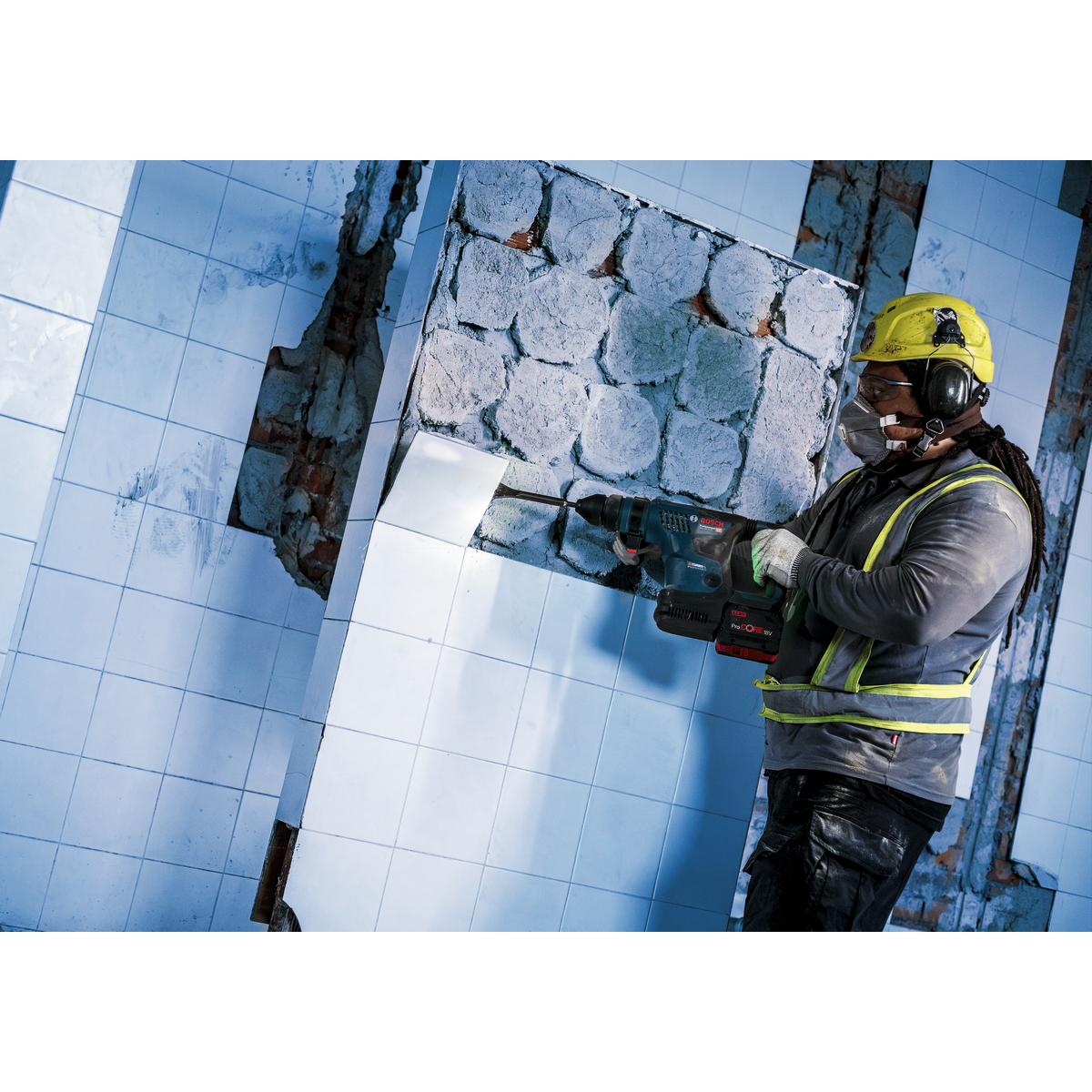 Bosch PRO SDS plus-5C Tile Chisel, 40 x 260 mm 2608690572 4 - Power Tool Services