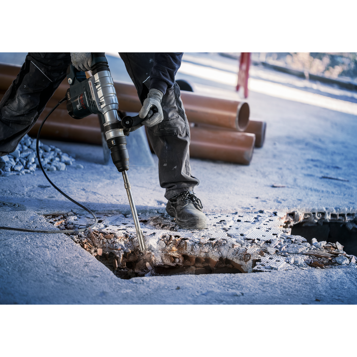 Pointed PRO SDS max-5C Pointed Chisel, 400 mm 2608690167 4 - Power Tool Services